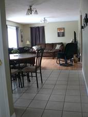 View from the entrance to the apartment.